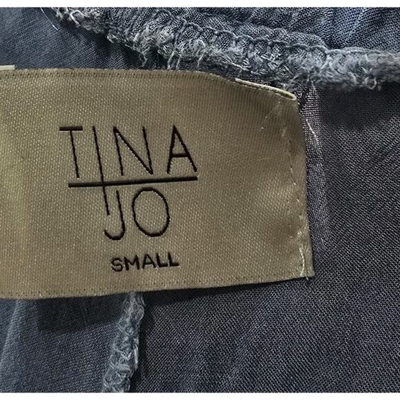 Anthropologie Pants Womens Light Small Blue High Rise Pull On Blouson Tina Jo - Picture 3 of 12